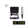 Elektrische Tattoo Machine set Voor Voor Wenkbrauwen Lip Eyeliner Permanente Make-up Microblading Pen Tatoeages met Naalden Aluminium Box4783622