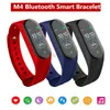 M4 smart armband band fitness tracker hjärtfrekvens blodtrycksmeddelanden påminnelse färg skärm sport armband pk mi band 4 m3 id115 plus