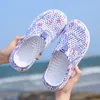 Original New Garden Flip Flops Water Shoes Women Sport Wading Summer Beach Aqua Slipper Outdoor Eva Hole Sandals Gardening Shoes