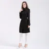 ロゴ女性のための英国スタイルのトレンチコート新しい女性のコート春と秋のダブルボタンのコート長いプラスサイズS-3XL