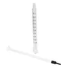 1ml 1cc Plastic Syringe Slim Injection Nutrient Syringe with Luer Slip Tip, No Needle, Non-Sterile (Pack of 50)