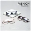 مارك مربع النظارات الإطار الرجال المعتاد الرجعية النظارات البصرية الاتجاه النساء النظارات إطار واضح oculos 95167
