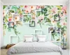 Carta da parati 3D foto personalizzata 3d murales carta da parati moderna minimalista giardino fiore soggiorno camera da letto TV sfondo muro papel de parede