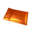 8,5 x 13 cm (3,25 x 5 Zoll) 100 x mattorangefarbene, flache, wärmeversiegelnde ZipLock-Beutel aus durchscheinendem Kunststoff