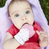 Guanto da dentizione per Childreb Succhiare le dita Suono del pollice Silicone Baby Nursing Massaggiagengive Ciuccio Neonato Cura dei denti Durevole INS