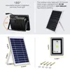 10W / 20W 800LM 1600LM Solarbetriebene Lampen LED-Flutlicht-Außensicherheitsbeleuchtung mit Fern- und Radarsensor