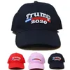 Trump 2020 Berretti Donald Trump Cap GOP Repubblicano Regolare Berretto da baseball Trump Per il presidente Snapback all'aperto CCA10841 200 pezzi