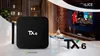 Frankreich auf Lager TX6 TV Box Android 9.0 2,4G 5G WiFi BT 4,1 4K H.265 HD Smart ALLWINNER H6 MEDIA PLAYER 4GB 32GB