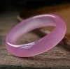 Bracciale da donna in giada quarzite naturale, tipo ghiaccio, bracciale in giada quarzite rosa