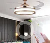Bluetooth audio music ceiling fan light 42 inch Ceiling Fans Lighting Remove Control Invisible Fan Home Led Lamps Lighting Ceiling Fans MYY
