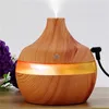 BEIJAMEI maison grain de bois humidificateur d'air petit diffuseur d'arôme huile essentielle humidificador 7 LED veilleuse