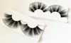 Ресницы с длинными волосами 25 мм 100% 3D Норковые ресницы 3D Норки Длинные ресницы 25 мм оптом продукт Индивидуальные марки нестандартные коробки для оптового заказа
