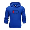 Fashion-low Power Sweatshirt Mäns Hoodies Fashion Solid Fleece Hoodie Mens Pullover Tracksuits Moleton Masculino S-XXXL