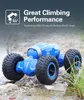 Children's four-wheel climbing off-road vehicle creative stunt double side turning deformation toy car