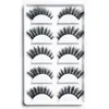 3D Eyelashes A01 A02 Big Eye lashes 5 Pairs Natural Long Thick Handmade Lashes Hair Extension Popular Styles