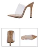 Sexy Clear High Heels Punted Teen Muilezels Schoenen Vrouw Designer Pumps Maat 35-40