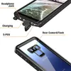 Full skyddande fullständigt förseglad undervattensskyddande Casescover för Samsung Galaxy S10 S9 S8 Plus Not 8 9 IP68 Vattentät Snöskyddat skydd