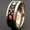 36 Stück schwarzer, mit Öl gefüllter Totenkopf-Biker-Punk-Silberring, Rocker-Edelstahl-Skelett-Gothic-Ring, Herren-Ehemann-Geschenk, ganzes Schmuckstück 7901915