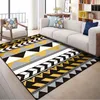 Tapis de sol imprimés géométriques européens Tapis de grande taille pour le salon Chambre Décor Tapis Anti Slip Tapis de sol Tapete de chevet Y200237l