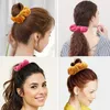 48 Colors Solid Girls Velvet Elastic Hair Scrunchie Scrunchy Head Band Ponytail Hairbands Girls Hair Rope Ponytail Holder 50pcs/set