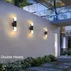 aydınlatma verandası koridor geçit avlu için su geçirmez duvar lambası dış aydınlatma sundurma alüminyum akrilik kabuk özel