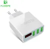 FloveMe USB-laddare 15W 3 portar + LED-display Portable Phone Chargers Snabba USB-laddning Reseadapter för iPhone X 8 Samsung S8