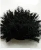 100 Menselijk Haar Hoge Blik Jet Color1 Trekkoord Paardenstaart Extension Wraps voor Black Women 120G 4Colors