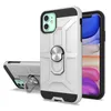 Armor Shockside Phone Case Cover för iPhone 11 Pro Max Samsung A51 A71 S11 S11 Plus A515 2 i 1 TPU-fodral med ringhållare