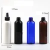 Ombro 200ml Rodada PET plástico spray frasco de perfume frasco de spray névoa fina Garrafas Make-up são engarrafados Separadamente EEA1208-2