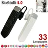 SMART TRANSLATION HEADSET TIRLESS BLUETOOTH 50 TRANSLATION EARPHONE REALTIME ÖVERSIKTA 33 Språk T2 Translator Bluetooth E2913968