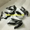 스즈키 GSXR600 750 K8 08 09 GSXR600 GSXR750 2008 년 2009 년 ABS 화이트 광택 검정색 바람막이를위한 오토바이 페어링 키트 SA50 설정