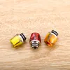 La plus récente forme de cône en acier inoxydable 510 en résine époxy SS Drip Tips Embouchure adaptée au sous-réservoir Trinity Alpha Pod mini Arctic Atlantis TFV8 Baby DHL