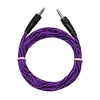 3.5 mm mâle à mâle 1.5 m ligne audio tête de colle Python Audio Câble auxiliaire pour iPhone voiture casque haut-parleur fil ligne Aux Cord 500pcs