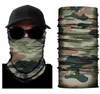 Camouflage Wandelsjaals Bandana Mannen Vrouwen Gezichtsmasker Tactische Outdoor Magic Hoofddeksels Camping Wandelen Nekwarmer Sjaal