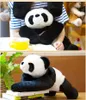 Kwaliteit Soft Panda Pluche Speelgoed Schouder Panda Doll Leuk Zwart Wit Knuffel Bear Toys Voor Kinderen Volwassenen Gift Deco 28 Inch 70cm Dy50576