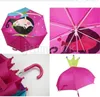 13スタイルキッズ用の素敵な漫画デザイン傘高品質3Dオプション機能雨日D126の傘下光