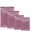 100 pcs / parti plast aluminiumfoliepaketväska Färgrik folieförpackningspåse självtätande te mat mellanmål