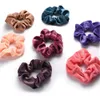 Nuevo caliente 36 piezas bandas elásticas de terciopelo para el cabello Scrunchy para mujeres o niñas accesorios para el cabello de alta calidad @ 32