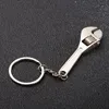 Creative Mini Wrench Keychain Metal Keyring Unisex Key Chain Wrench Key Ring Hand Tool Luggage Bag Pendant Gift Customizable VF1548