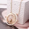 Colar de Prata venda quente Hourglass Vintage Pendant Hermione Granger ouro por Mulheres Lady menina GB1516