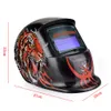 Maschera per saldatura elettrica del casco con maschera protettiva per saldatura leggera automatica ad energia solare completamente automatica