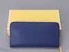 Famous Genuine leather Zipper Long Wallet High quality Famous big designers Clutch Women Handbag Shoulder Messenger bag Coin Purse170p