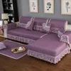 Waterdichte gewatteerde sofa covers kant geborduurde sofa rok geschikt voor woonkamer decoratie een verscheidenheid aan stijlen