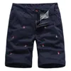 Mens Casual Shorts Embroidered Patterns Slim Pants for Summer Man Cargo Pant 5 Colors