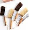 Brosse à manche en bois, chambre à coucher, brosse de lit domestique, dépoussiéreur, brosse en bois tendre