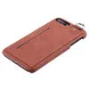 PU Läder Skyddskåpa för iPhone XS 11 PRO MAX XR 8 Plus Card Slot KeyRing Slim Fit Shock Full Full Protect Cover Case
