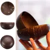 2 шт./компл. винтажная натуральная скорлупа кокосового ореха чаша экологичные чаши для мороженого творческая Фруктовая чаша ремесленное художественное оформление