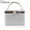 Fashion Sequined Bucket Clutch Womens Evening Bags Bling Day Clutches Gold Wedding Female Handbag Banket Bag Y201224