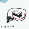 DC 12 V 24 V 36 V 48 V auf 5 V USB-Doppel-Mini-Mikro-Abwärtswandler Autobatterie oder Schaltnetzteil Abwärtsausgang 5 V Konstant