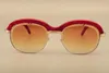 2019 novos óculos de Sol De madeira natural de alta qualidade, com testa-de-ferro, Óculos De Sol De madeira com armação Completa, Óculos De Sol De 1116728 Tamanho: 60-18-135mm